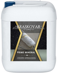 Грунтовка универсальная глубокого проникновения Kraskovar PrimeMineral бесцветная 10 л Kraskovar — Лескрафт Грунтовка универсальная глубокого проникновения Kraskovar PrimeMineral бесцветная 10 л Kraskovar