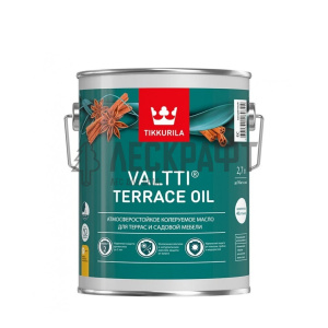 Масло для террас VALTTI TERRACE OIL  RAL № 9 л Tikkurila 